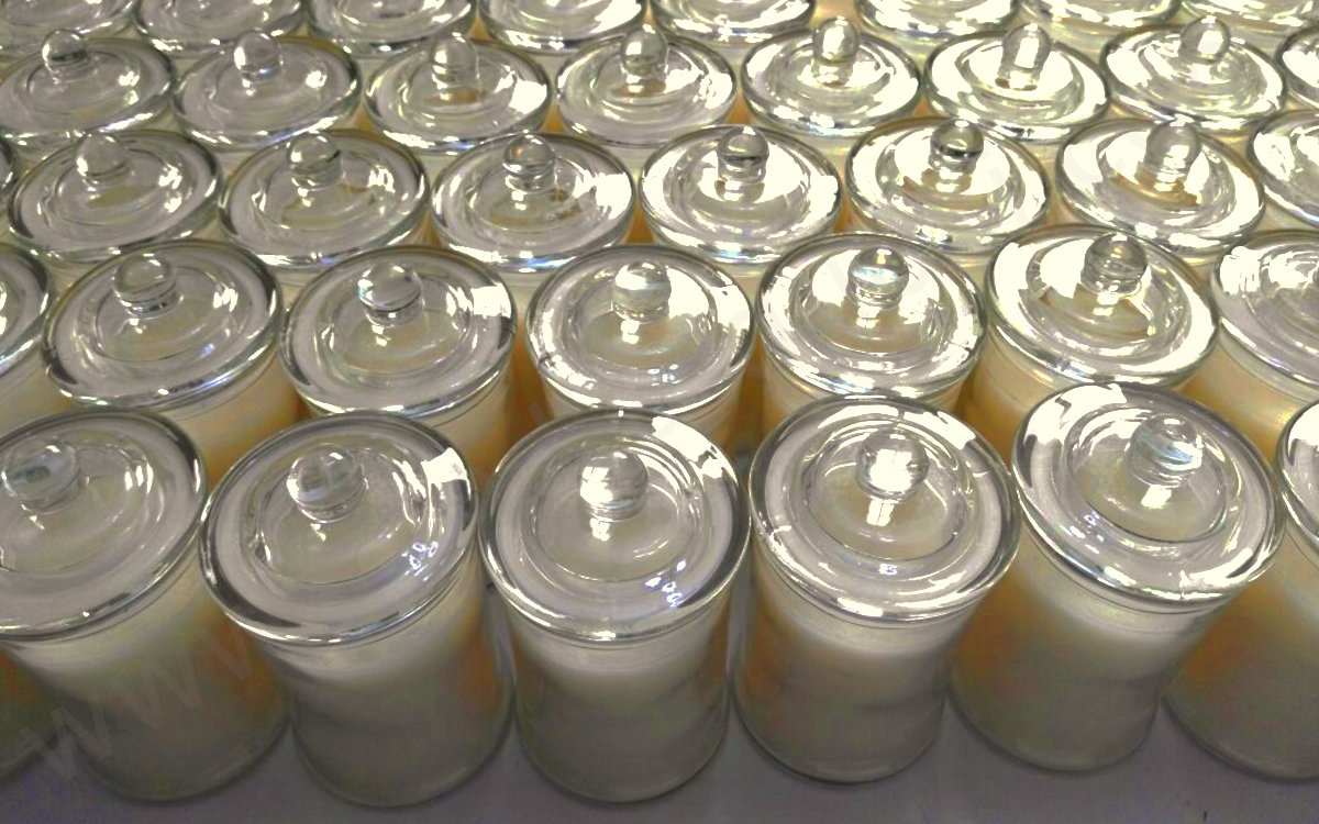 Scented Glass Jar Candles Customised